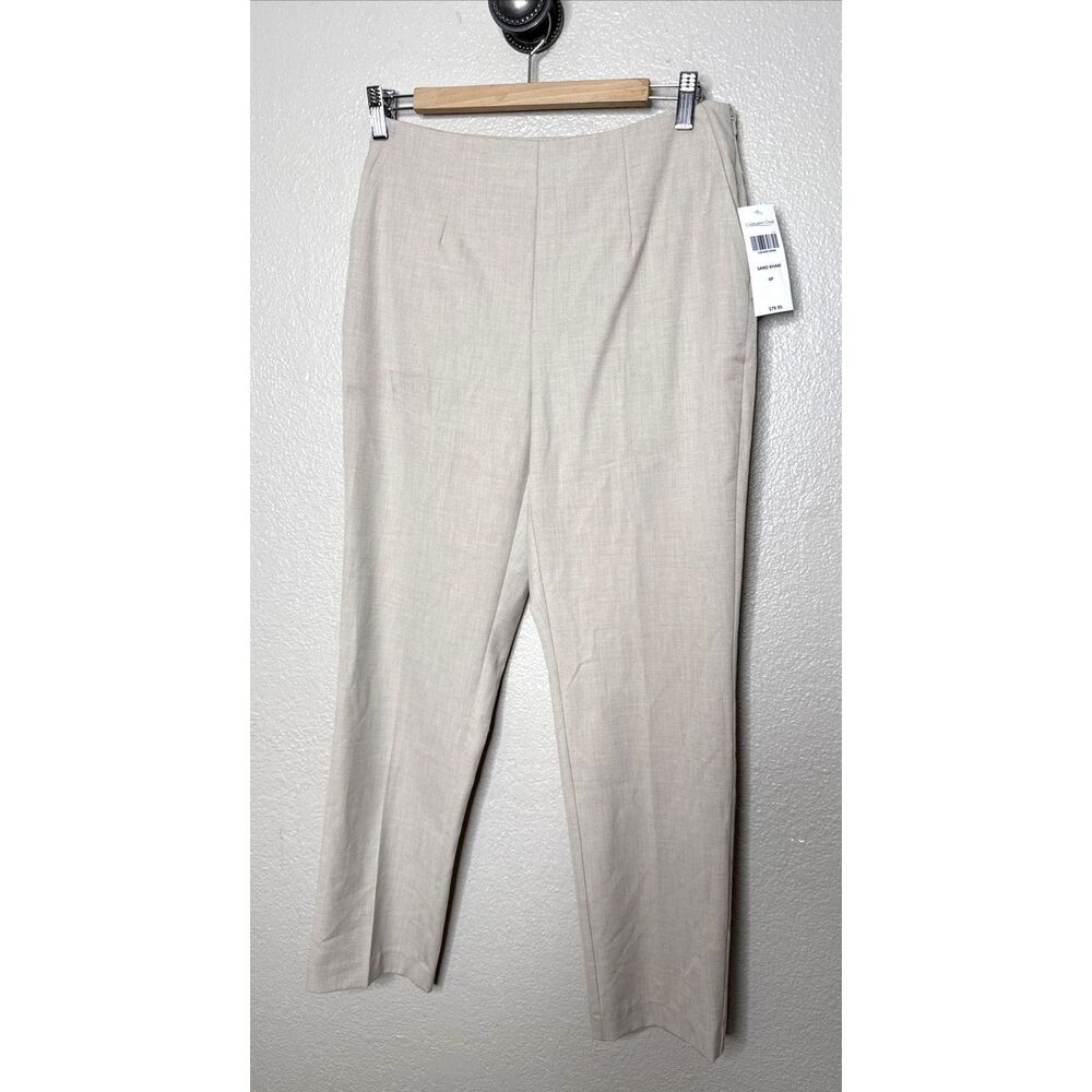 Coldwater Creek Classic Fit Slim Leg Stretch The Studio Pants New Size 6 P Petit